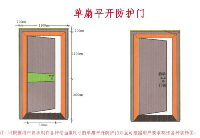 济宁2mmpb防护铅门